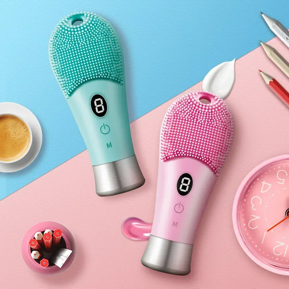 9-Gear Electric Skin Scrubber Facial Brush